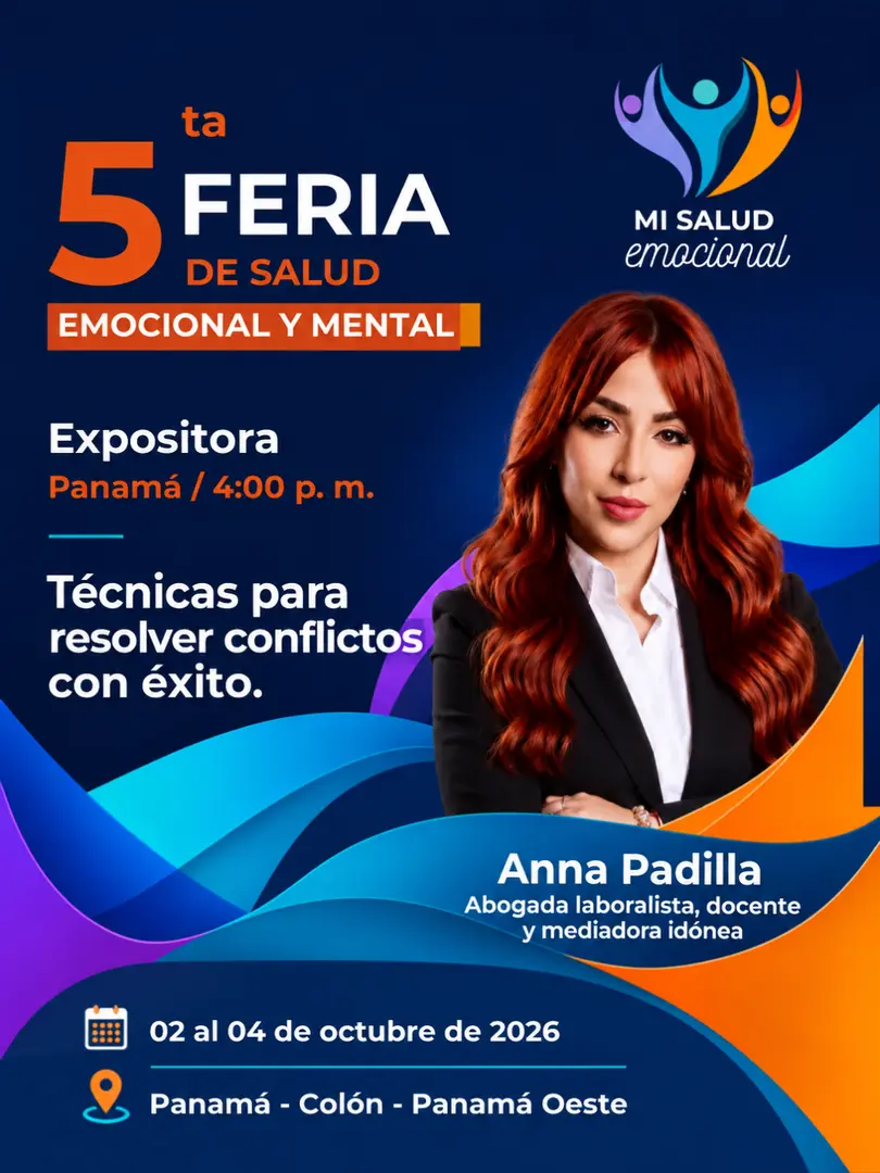 Anna Padilla, expositora en la sede Panamá