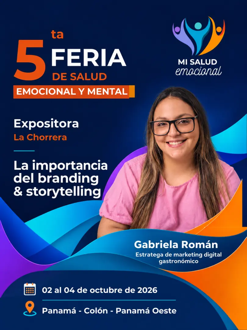 Gabriela Román, expositora en la sede La Chorrera
