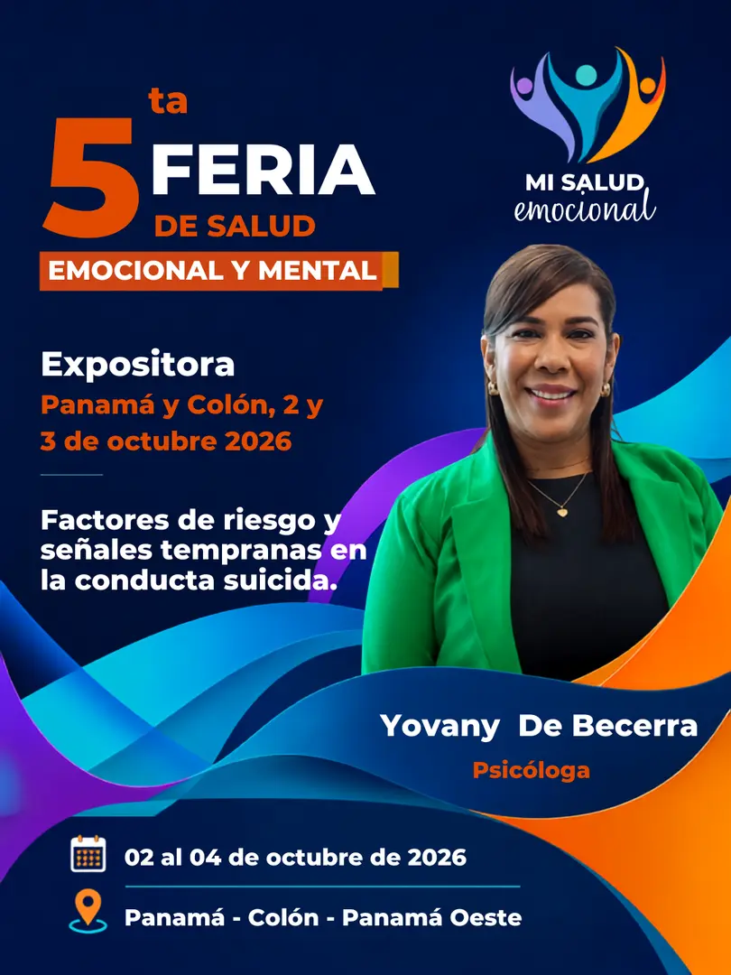 Yovany de Becerra, expositora en la sede Panamá