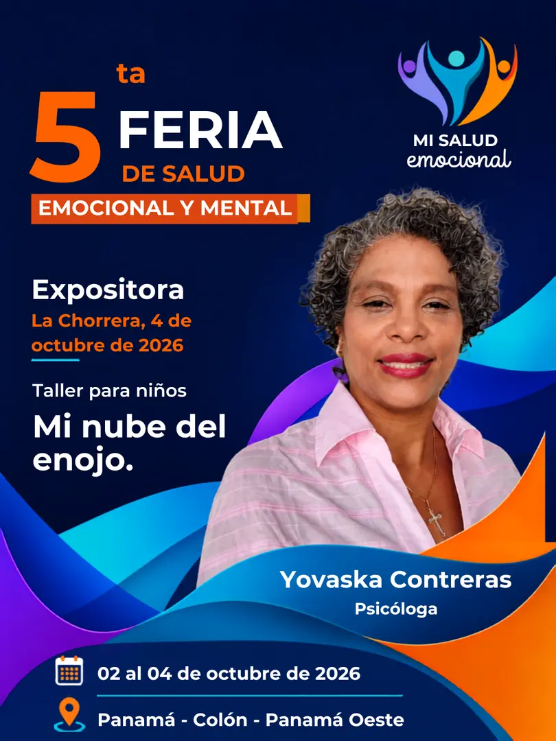 Yovaska Contreras, expositora en la sede La Chorrera
