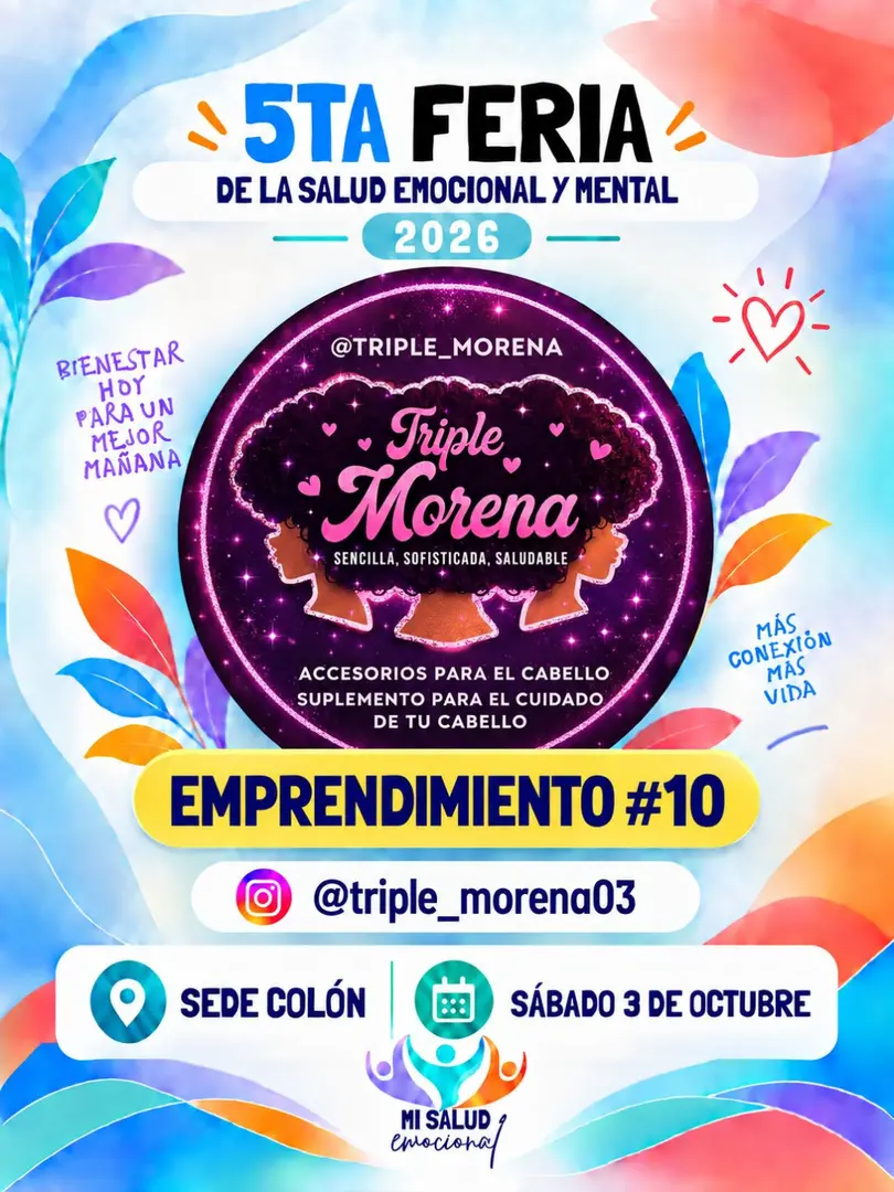 Stand de Triple Morena en la sede Colón