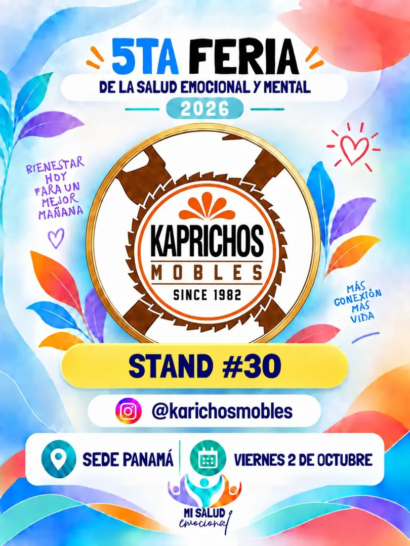 Stand de Kaprichos Mobles en la sede Panamá