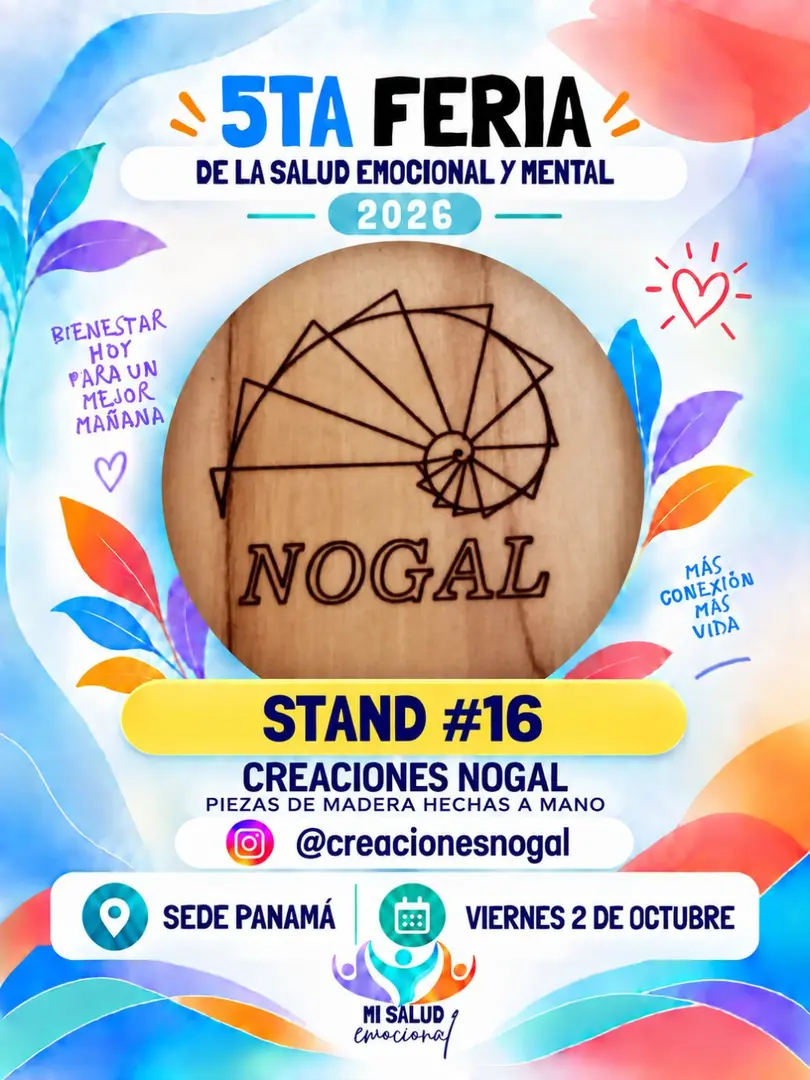 Stand de Creaciones Nogal en la sede Panamá