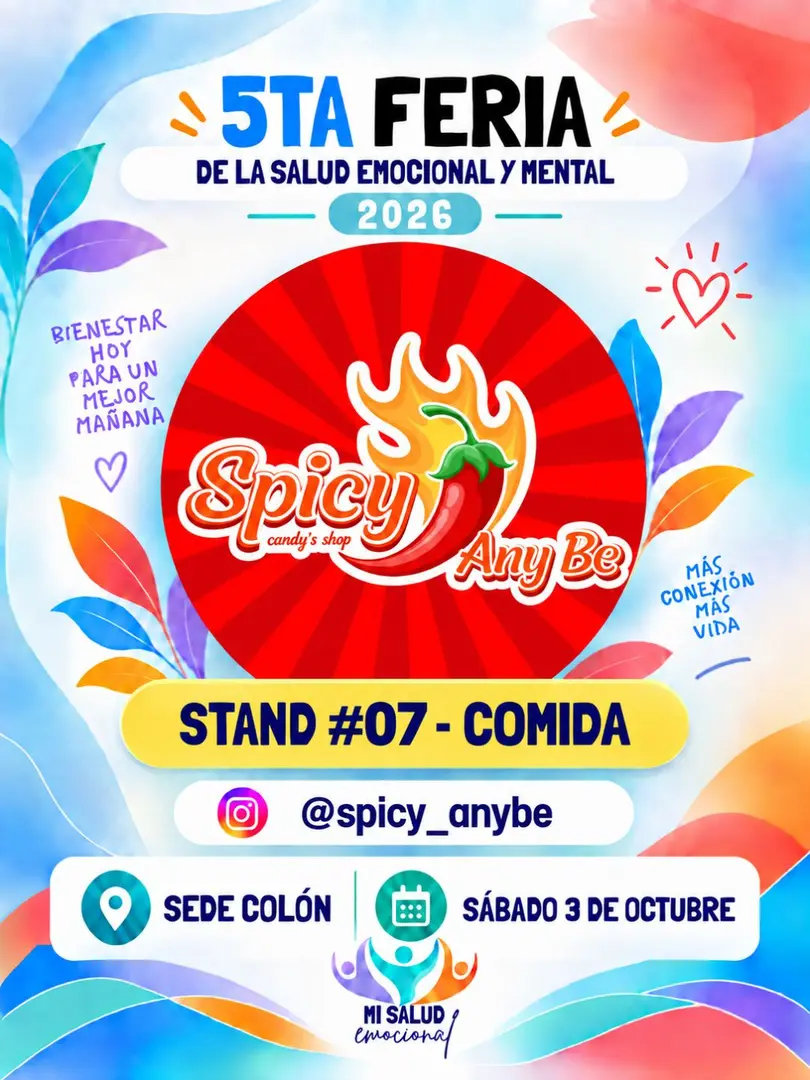 Stand de comida Spicy AnyBe en la sede Colón